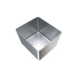 3Monkeez Hf20 316 1 5Mm Premium Hand Fabricated Sink Bowl 50Mm Centre O L 450X400X300