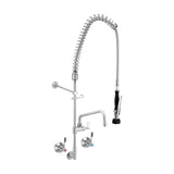3Monkeez T 3M53822 Stainless Steel Wall Stops And Elbow Pre Rinse Unit With 12 Pot Filler