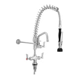 3Monkeez T 3M53015 C Compact Dual Bench Mount Pre Rinse With 6 Pot Filler