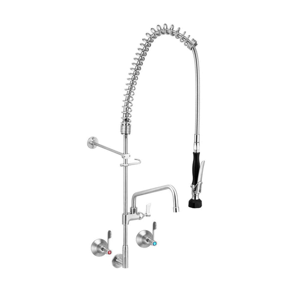 3Monkeez T 3M53822 Stainless Steel Wall Stops And Elbow Pre Rinse Unit With 12 Pot Filler