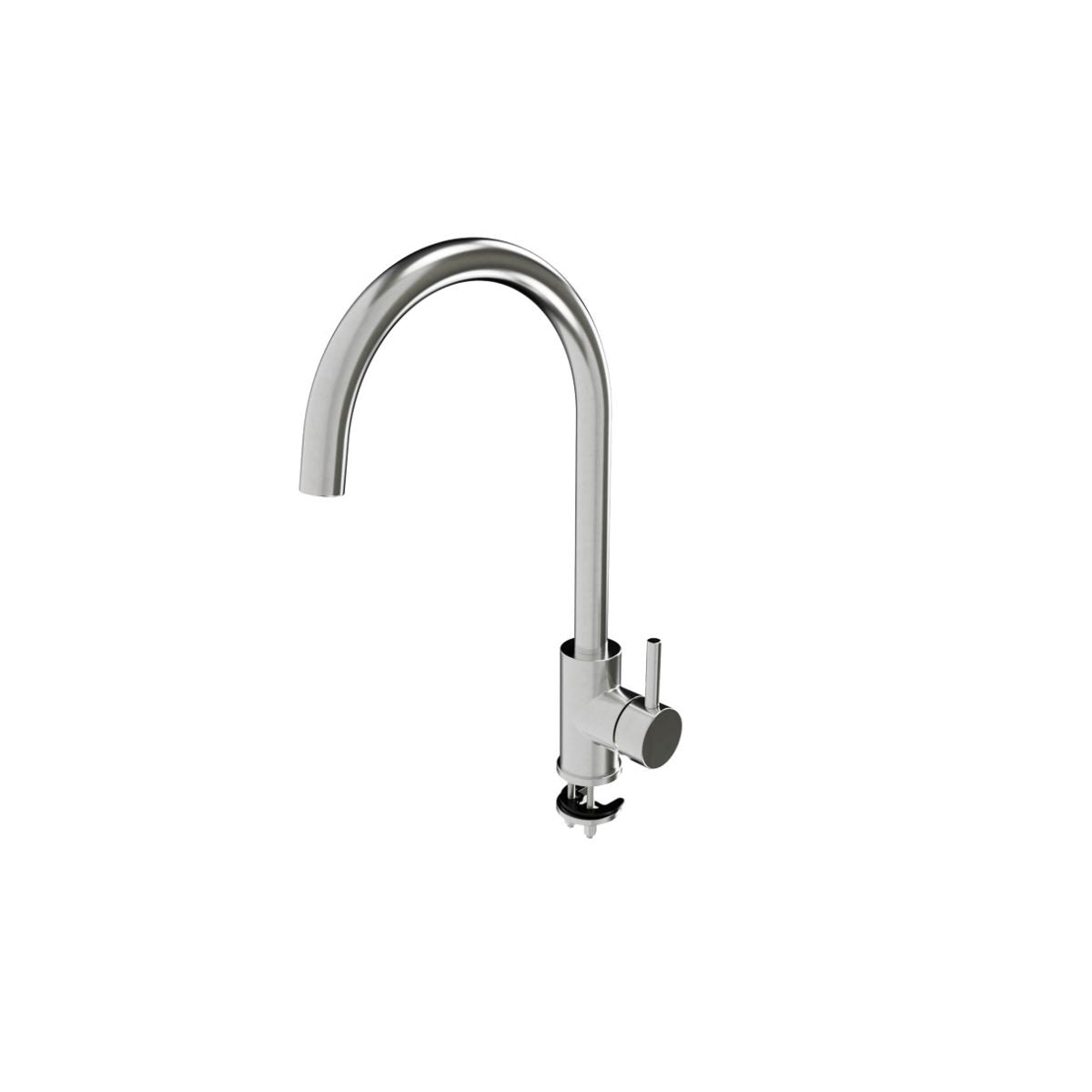 3Monkeez T 3Mss Gs5Mix Stainless Steel Swivel Gooseneck Sink Mixer