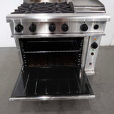 Waldorf RN8613GCF 4 Burner Range Oven with 1 Burner Griddle
