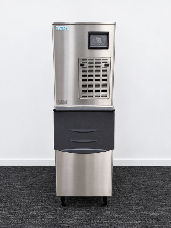Blizzard SN-320M Ice Machine + Ice Bin