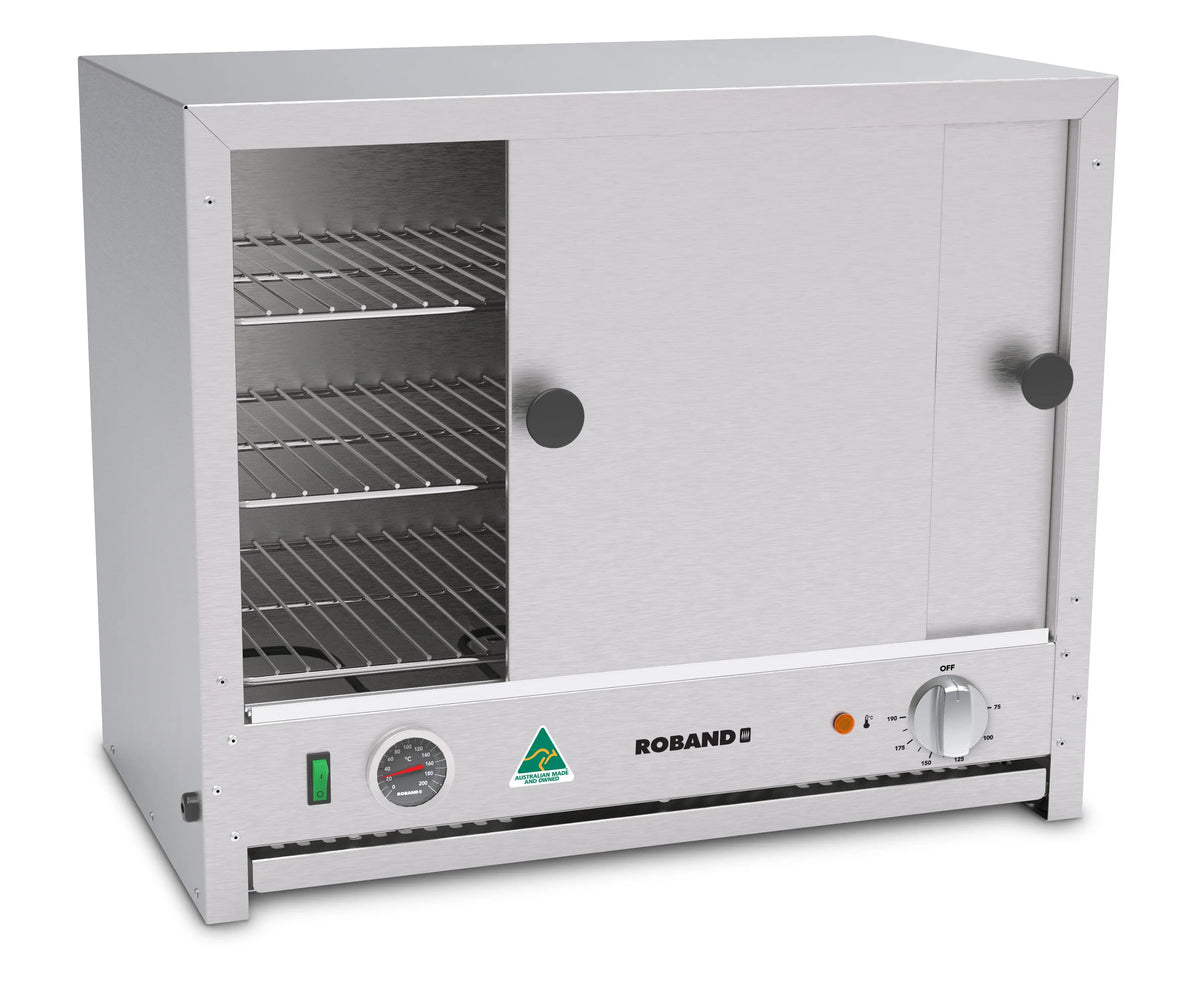 Roband 83DT Hammertone Finish Pie Warmers - 40 Pies, with sliding door