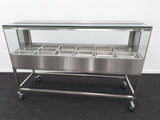 Woodson W.HFSQ26C Hot Food Display + Trolley