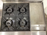 Cobra C9CF 4 Burner Cooktop/Griddle Combo