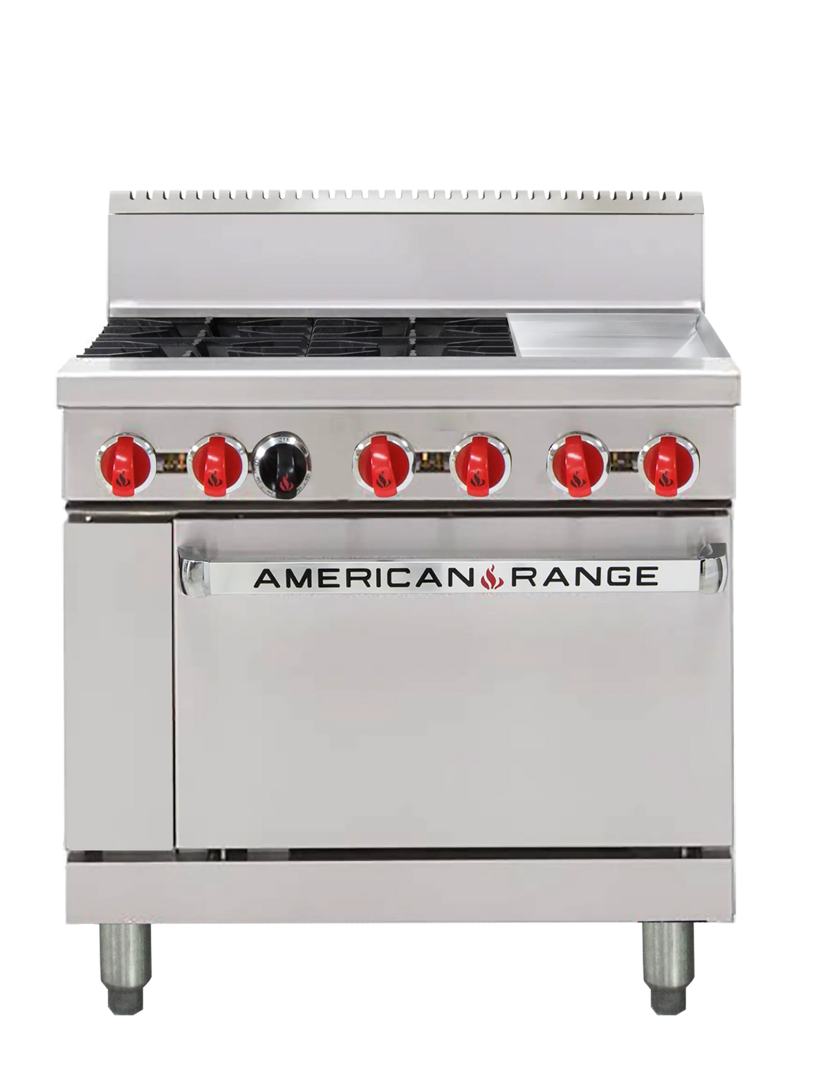 American Range 36" Oven Range AAR.4B.12G