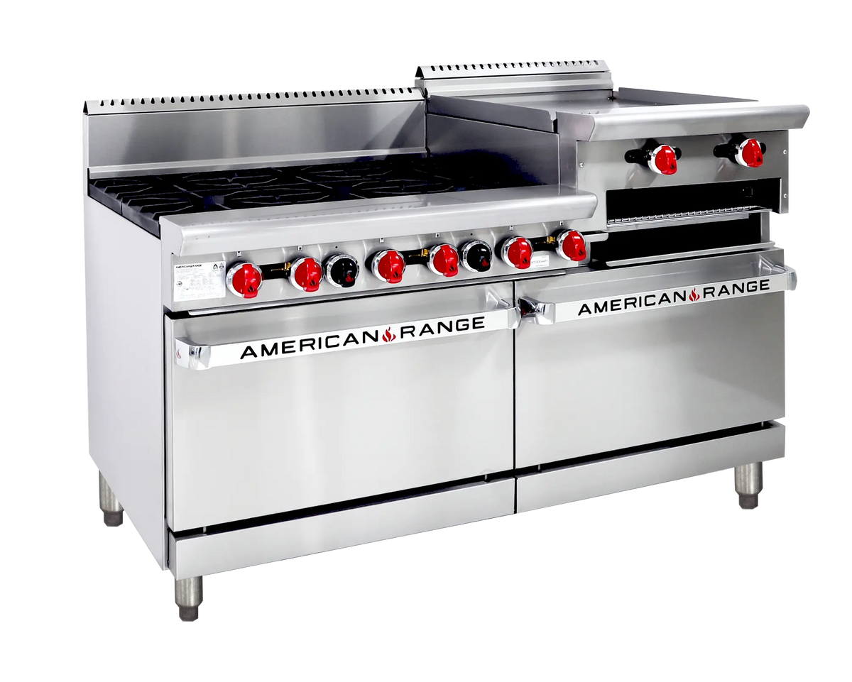 American Range Combination Oven Range AAR.6B.24RG