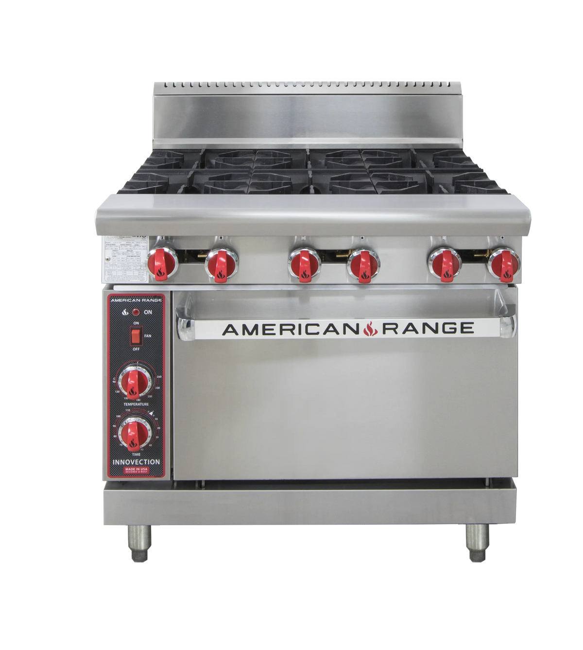 American Range 36 Innovection Oven Range Aar 6B Nv