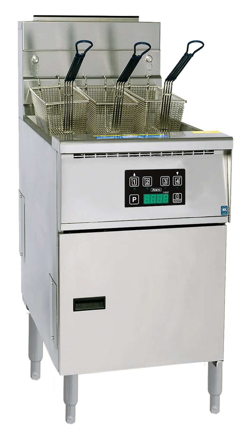 Anets AGP75D Platinum Series Gas Tube Fryer - Digital Control