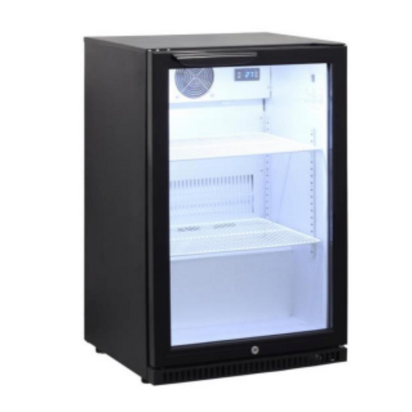 Clearance: Avem Quirks AQBB1GDBLK 1 Glass Door Backbar Cooler, Black