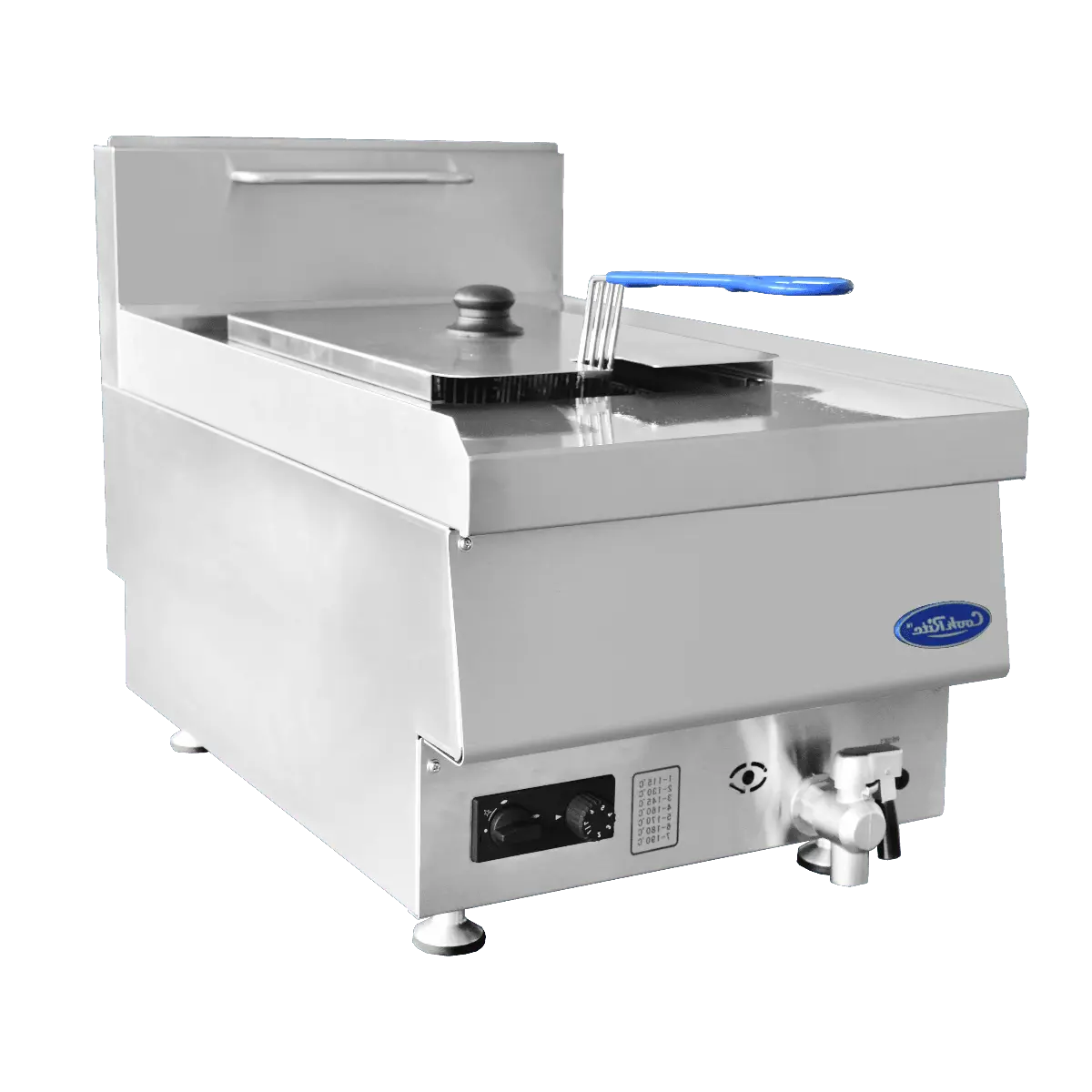 Cookrite AT65G4F-C-LPG, 1 Tube Gas Deep Fryer