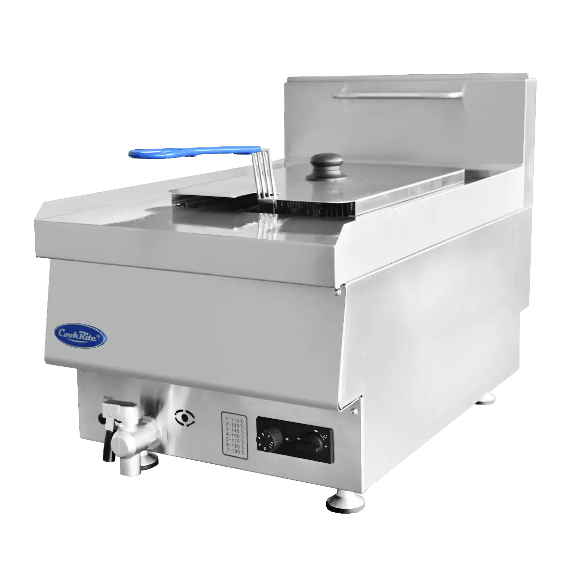 Cookrite AT65G4F-C-NG, 1 Tube Gas Deep Fryer