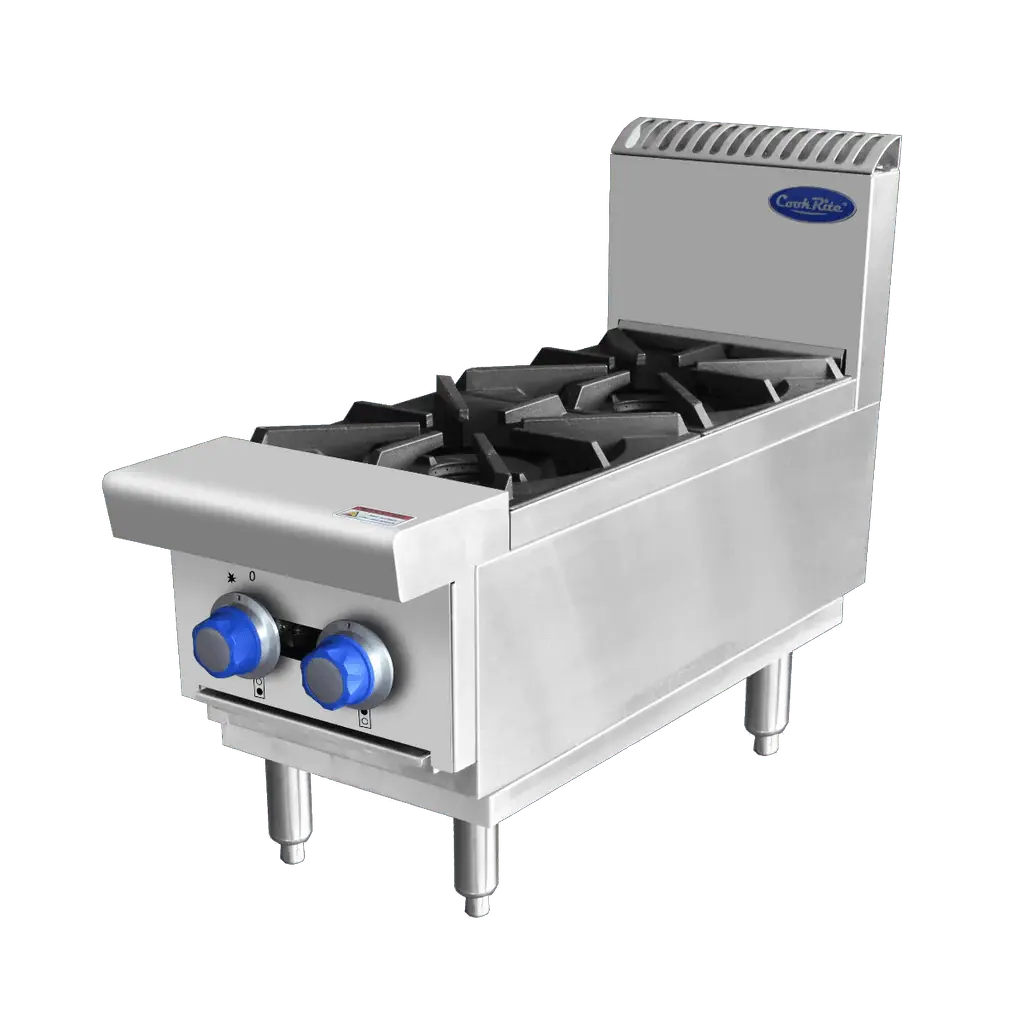 Cookrite AT80G2B-C-LPG, 2 Burner Cook Tops
