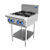 Cookrite AT80G4B-F-LPG, 4 Burner Cook Tops