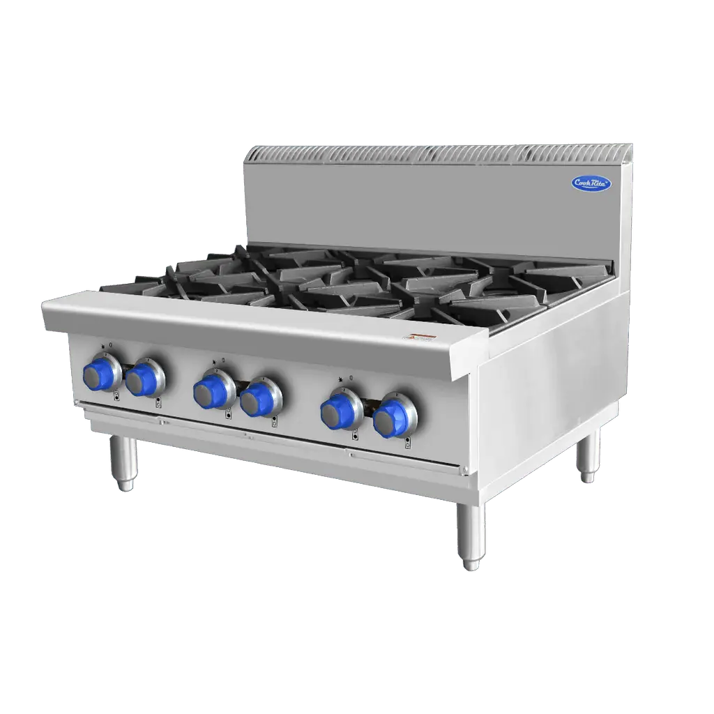 Cookrite AT80G6B-C-NG, 6 Burner Cook Tops