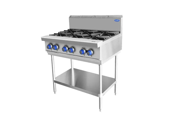 Cookrite AT80G6B-F-LPG, 6 Burner Cook Tops