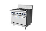Cookrite AT80G6B-O-LPG, 6 Burners Oven