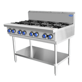 Cookrite AT80G8B-F-LPG, 8 Burner Cook Tops
