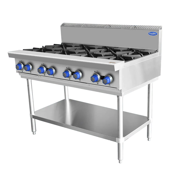 Cookrite AT80G8B-F-NG, 8 Burner Cook Tops