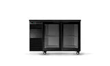 Skope BB.2.GSW.Tr, Tropical 2 Glass Swing Door Remote Back Bar Fridge