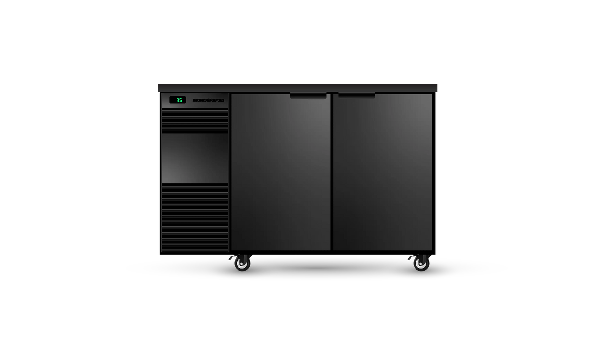 Skope BB.2.SSW, 2 Solid Swing Door Back Bar Fridge
