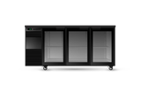 Skope BB.3.GSW.r, 3 Glass Swing Door Remote Back Bar Fridge