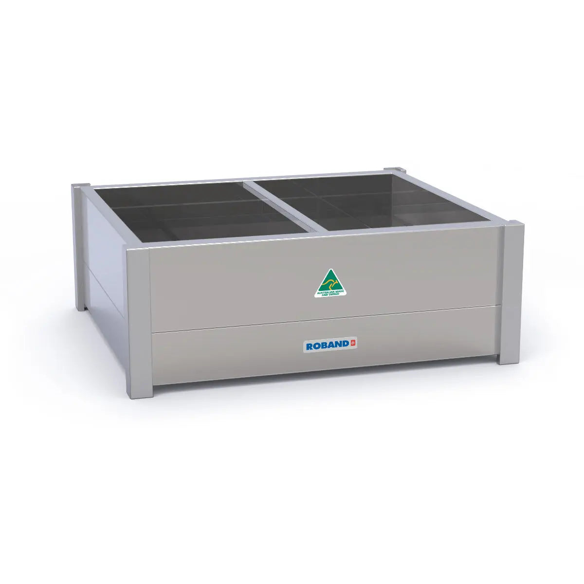 Roband BM22 Hot Bain Marie - Pans not Included - 4 x 1/2 size, double row