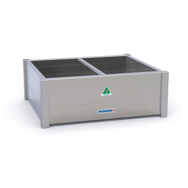 Roband BM22 Hot Bain Marie - Pans not Included - 4 x 1/2 size, double row