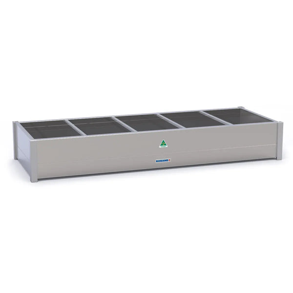 Roband BM25 Hot Bain Marie - Pans not Included - 10 x 1/2 size, double row