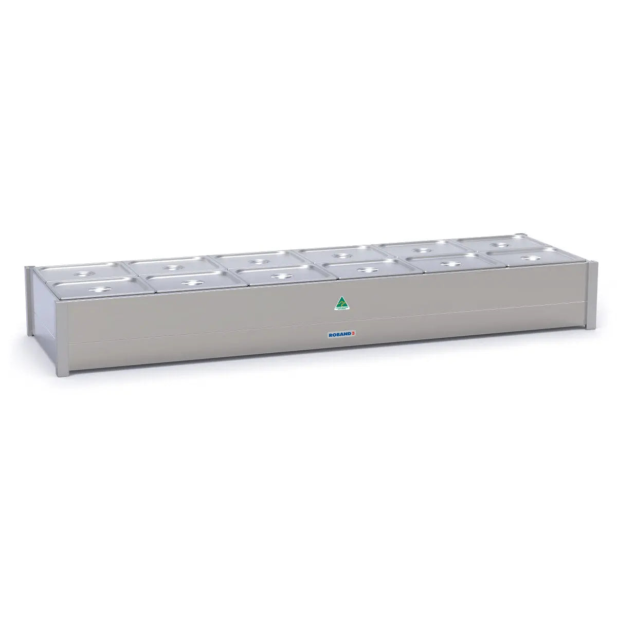 Roband BM26A Hot Bain Marie - Includes Pans and Lids - 12 x 1/2 size, double row