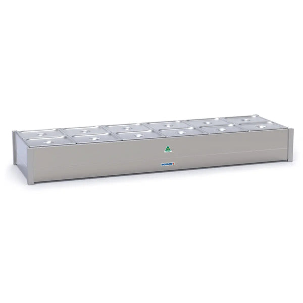 Roband BM26A Hot Bain Marie - Includes Pans and Lids - 12 x 1/2 size, double row
