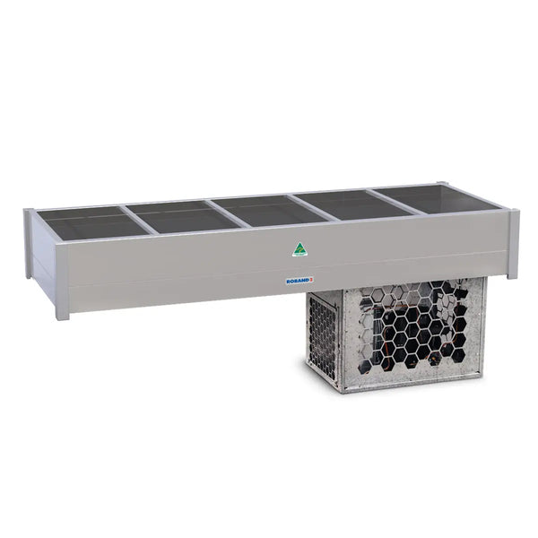 Roband BR25 Refrigerated Bain Marie - 10 x 1/2 size, double row