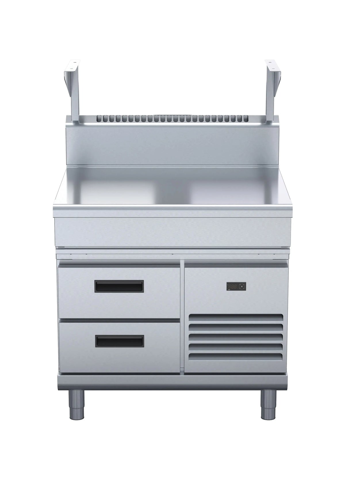 Waldorf 800 BT8900S-RB, 900mm Bench with Salamander Support on Cabinet Base