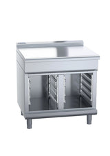 Waldorf 800 BTL8900-CB, 900mm Bench Low Back Model with Cabinet Base