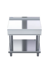 Waldorf 800 BTL8900-LS, 900mm Bench Low Back Model with Leg Stand