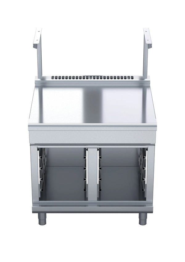 Waldorf 800 BTL8900S-CB, 900mm Bench with Salamander Support on Cabinet Base