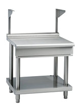 Waldorf 800 BTL8900S-LS, 900mm Bench with Salamander Support with Leg Stand