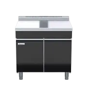 Waldorf Bold BTLB8900-CD, 900mm Bench Low Back Model on Cabinet Base