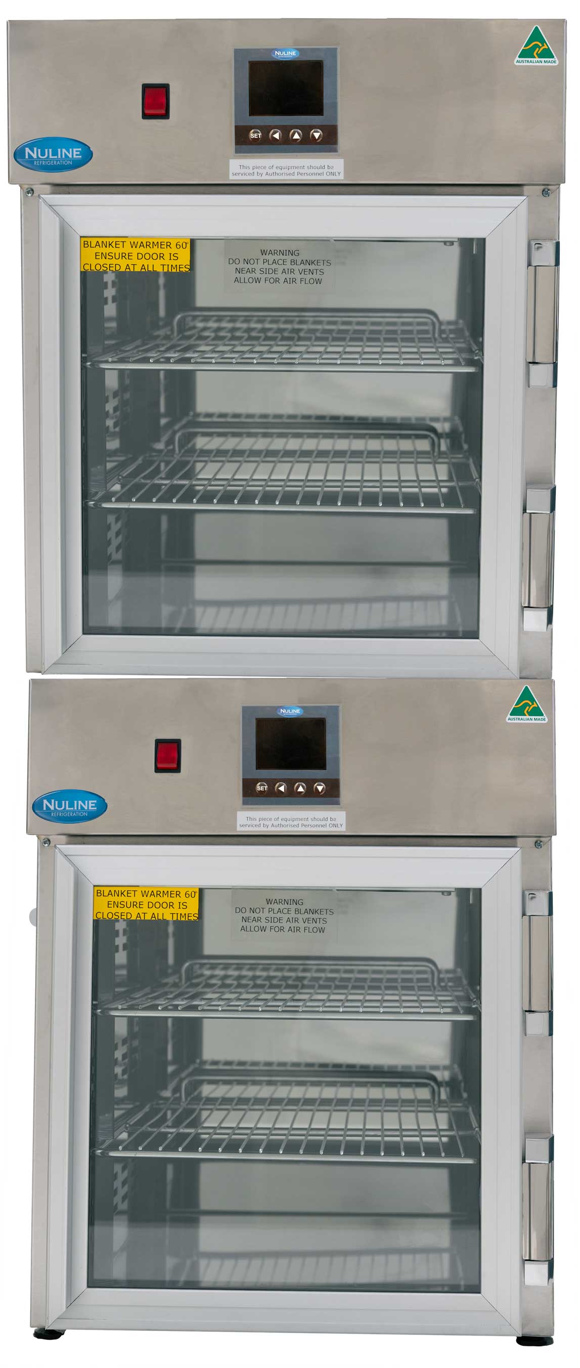 Nuline BW100, 1 Glass Door Under Counter Blanket Warmer Fan-Forced Laboratory Equipment with Microprocessor Control