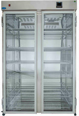Nuline BW 1100, 2 Glass Door Upright Blanket Warmer Fan-Forced Laboratory Equipment with Microprocessor Control