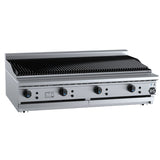 B+S Black CBR-12 1200mm Char Broiler on Stand