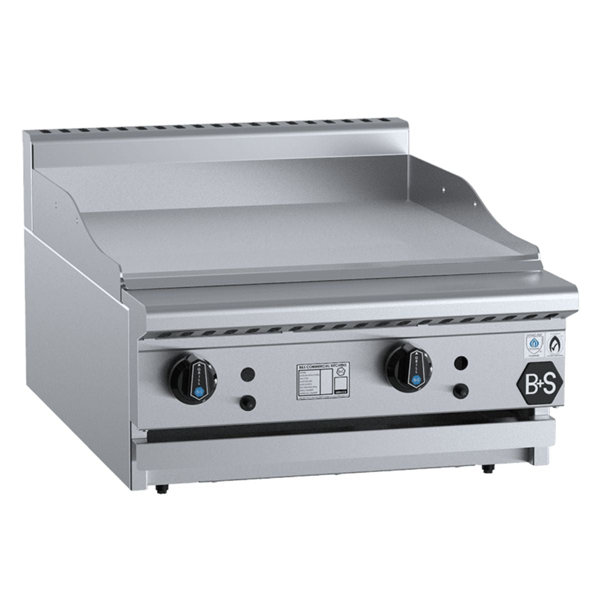 B+S Black GRP-6 600mm Grill Plate on Stand