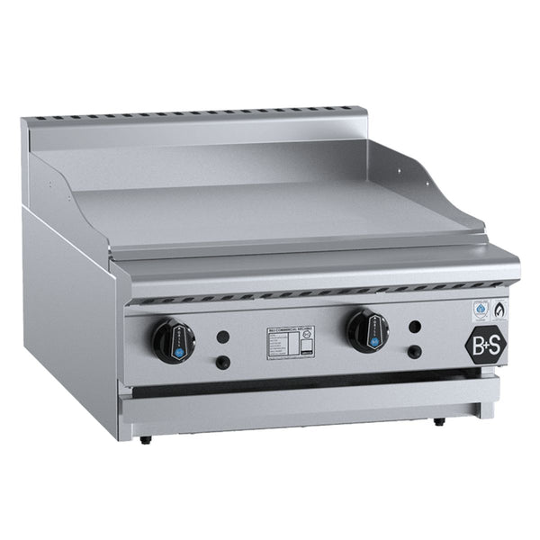 B+S Black GRP-6 600mm Grill Plate on Stand