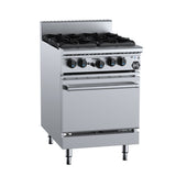 B+S Black OV-SB4 Four Burner Oven