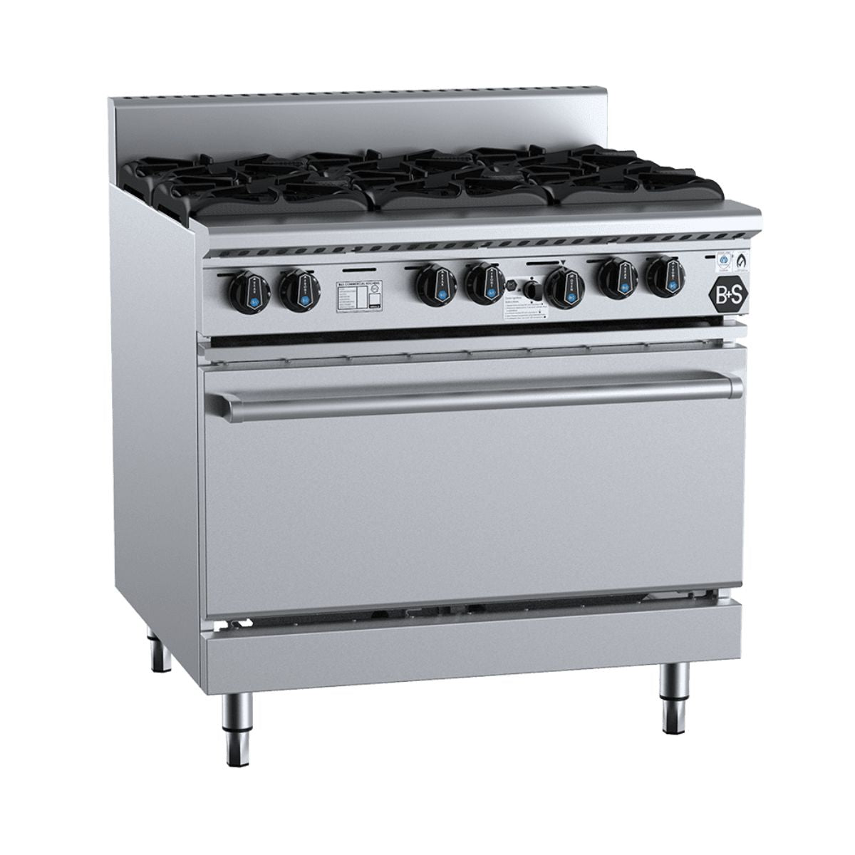B+S K+ KOV-SB6 Six Burner Oven