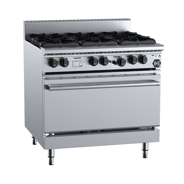 B+S K+ KOV-SB6 Six Burner Oven