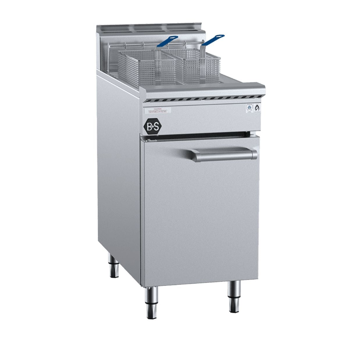 B+S Black TF-451S Split Pan Turbo Fryer