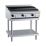 B+S K+ KCBR-9 Char Broiler on Stand