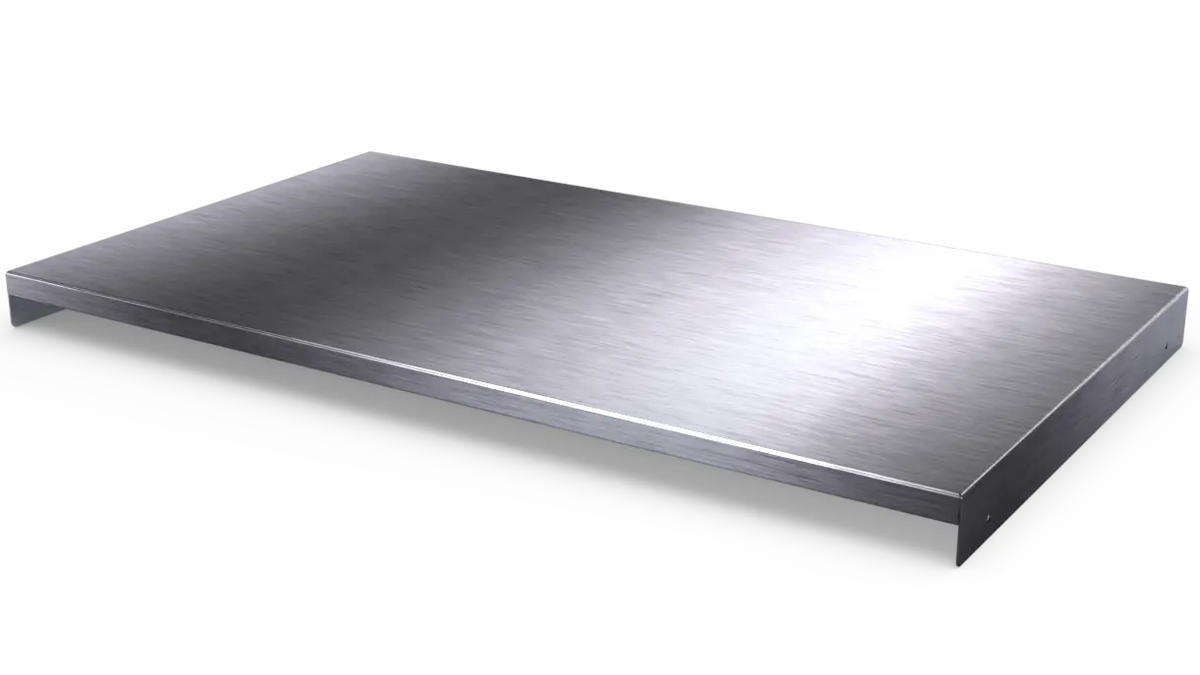 Simply Stainless SSUS.7.PR2400 Pipe Rail Undershelf - 700 Series - 2400-mm